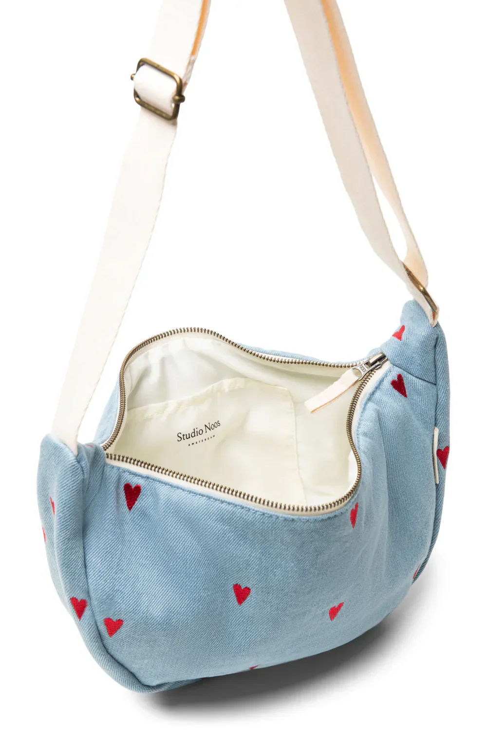 Studio Noos Adult Fanny Pack | Denim Hearts - Image 2