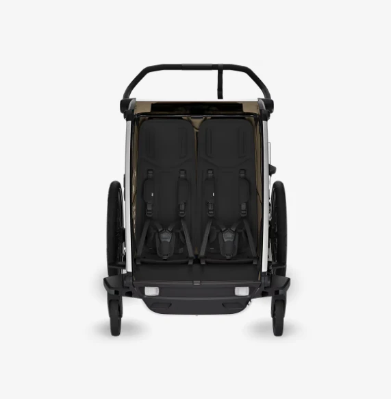 Thule Chariot Cross 2 Dubbelzits Multisport-Fietstrailer Dubbel | Licht Kaki - Image 3
