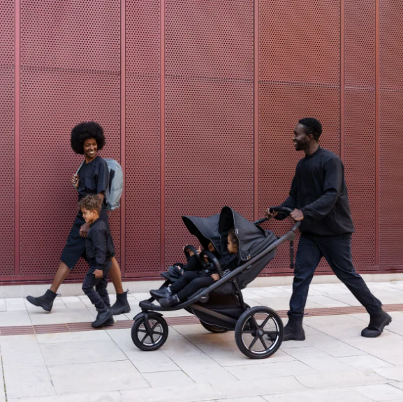 Thule Urban Glide 3 Kinderwagen Met Magnetisch Gesp Dubbel | Zwart - Image 2