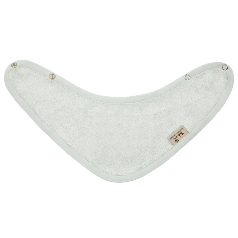 Timboo Bandana Slab Bamboe Kwijlsjaaltje Dubbele Laag | Riviera Blue