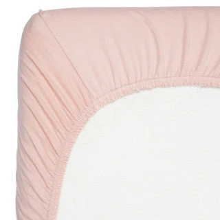 Timboo Hoeslaken Bamboe 70x140cm | Misty Rose - Image 2