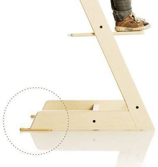 Stokke® Tripp Trapp® Stoel - Extended glider set - White - Image 2