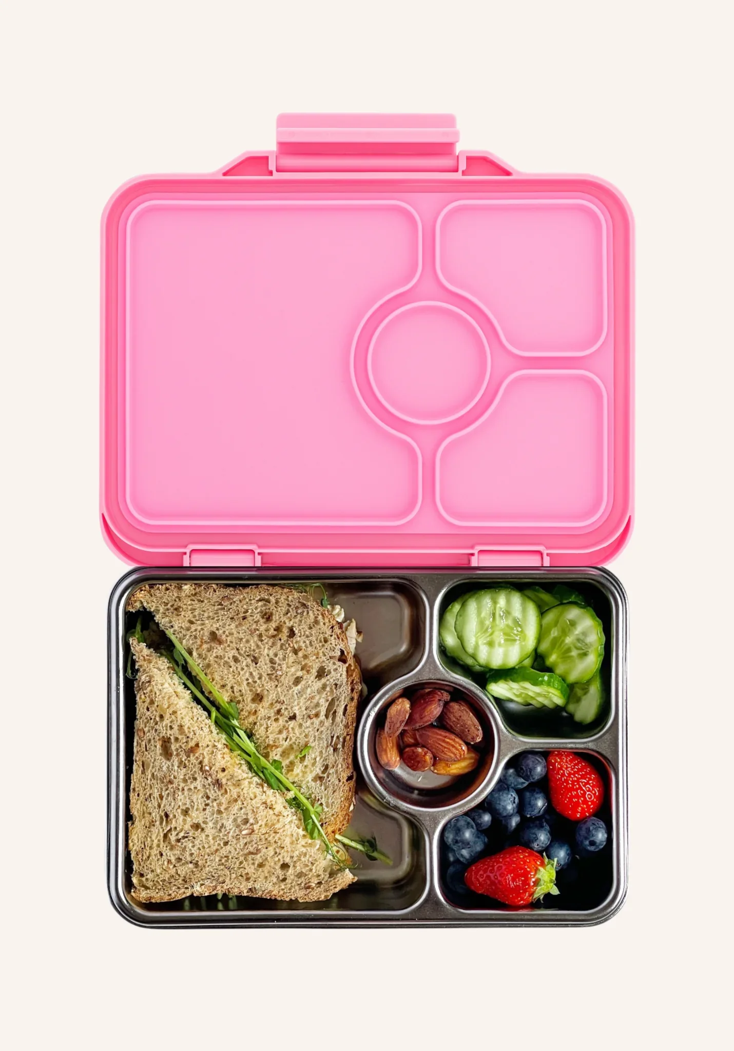 Yumbox Pret 4 Vakken Lekvrije Lunchbox | Versailles Roze - Image 4